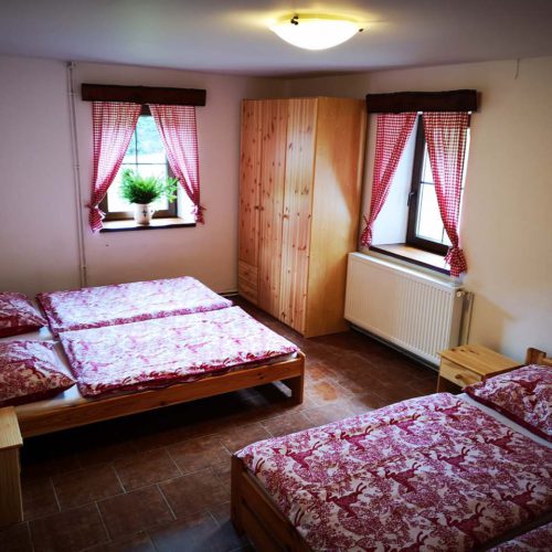 Čtyřlůžkový pokoj